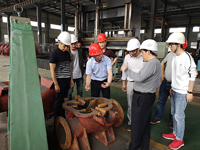 广州易能公司来我司考察